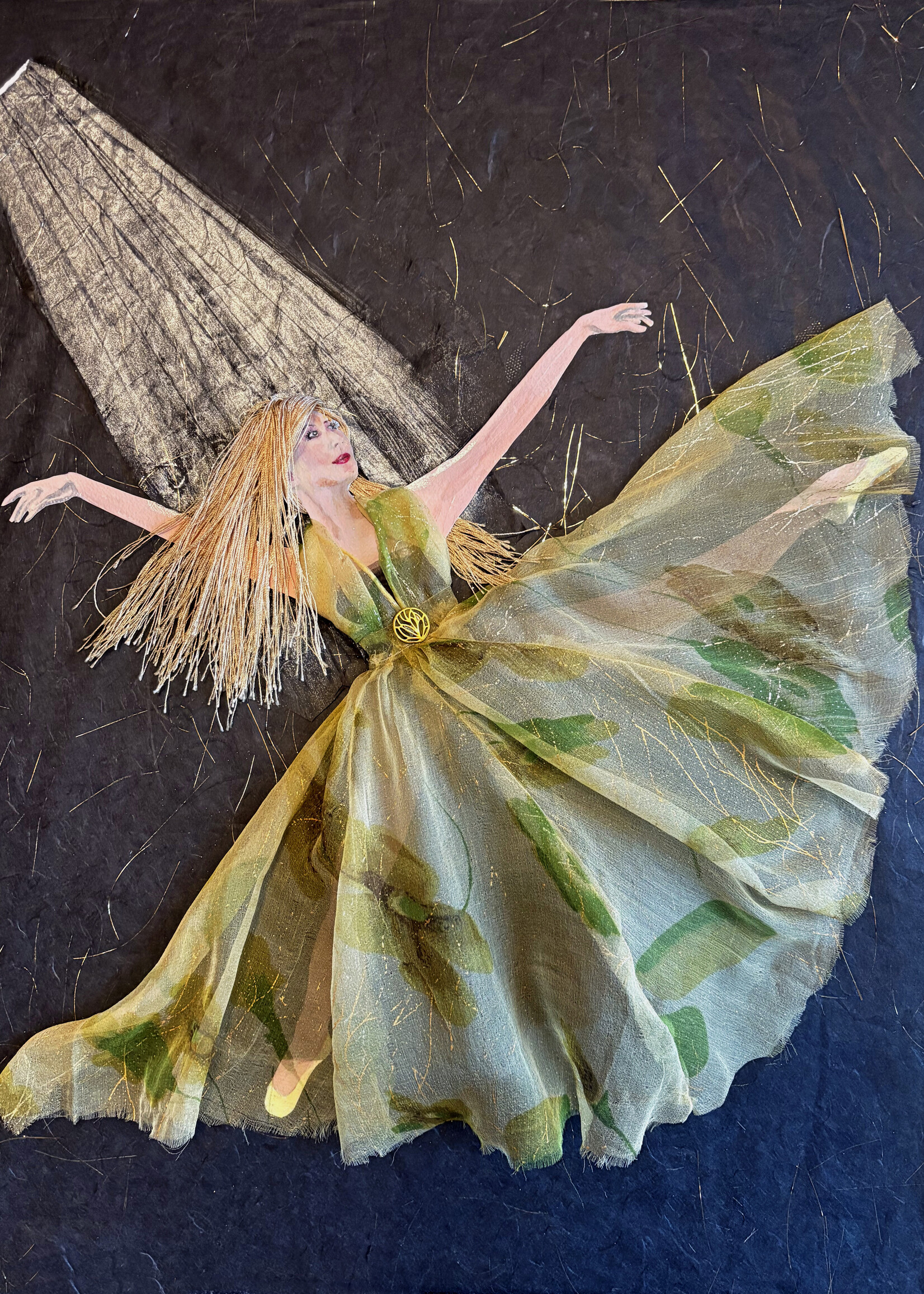 Holly Burnham Dancer in Yellow 18 x 24 Muse Gallery