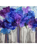 Holly Burnham Blue Forest 12 x 12 Muse Gallery