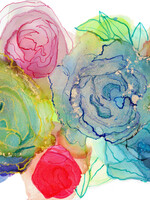 Holly Burnham Rainbow Roses 7 x 5 Muse Gallery