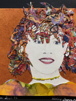 Holly Burnham Meme Girl IX - Tangled Hair 10.5 x 10.5 Muse Gallery