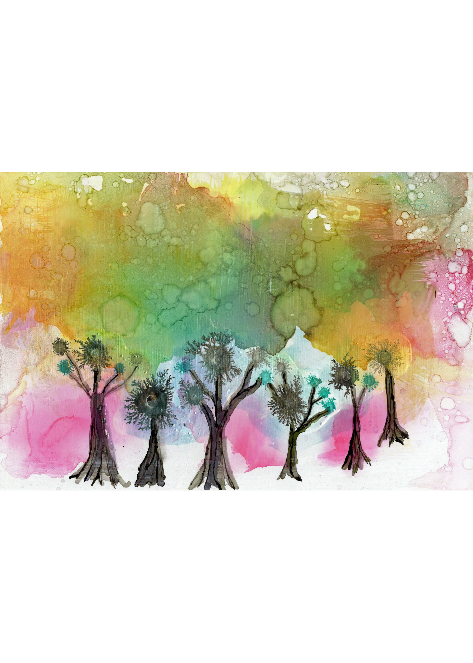 Holly Burnham Greetings from the Forest People 10 x 6 Muse Gallery