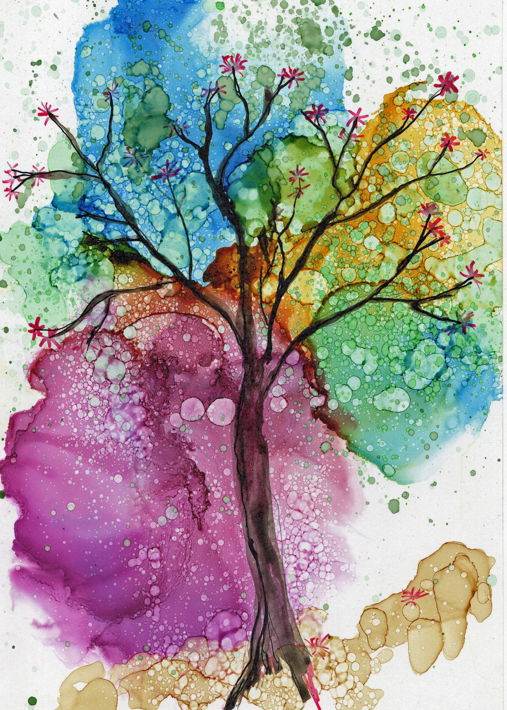 Holly Burnham Purple Spring 2 6 x 9 Muse Gallery