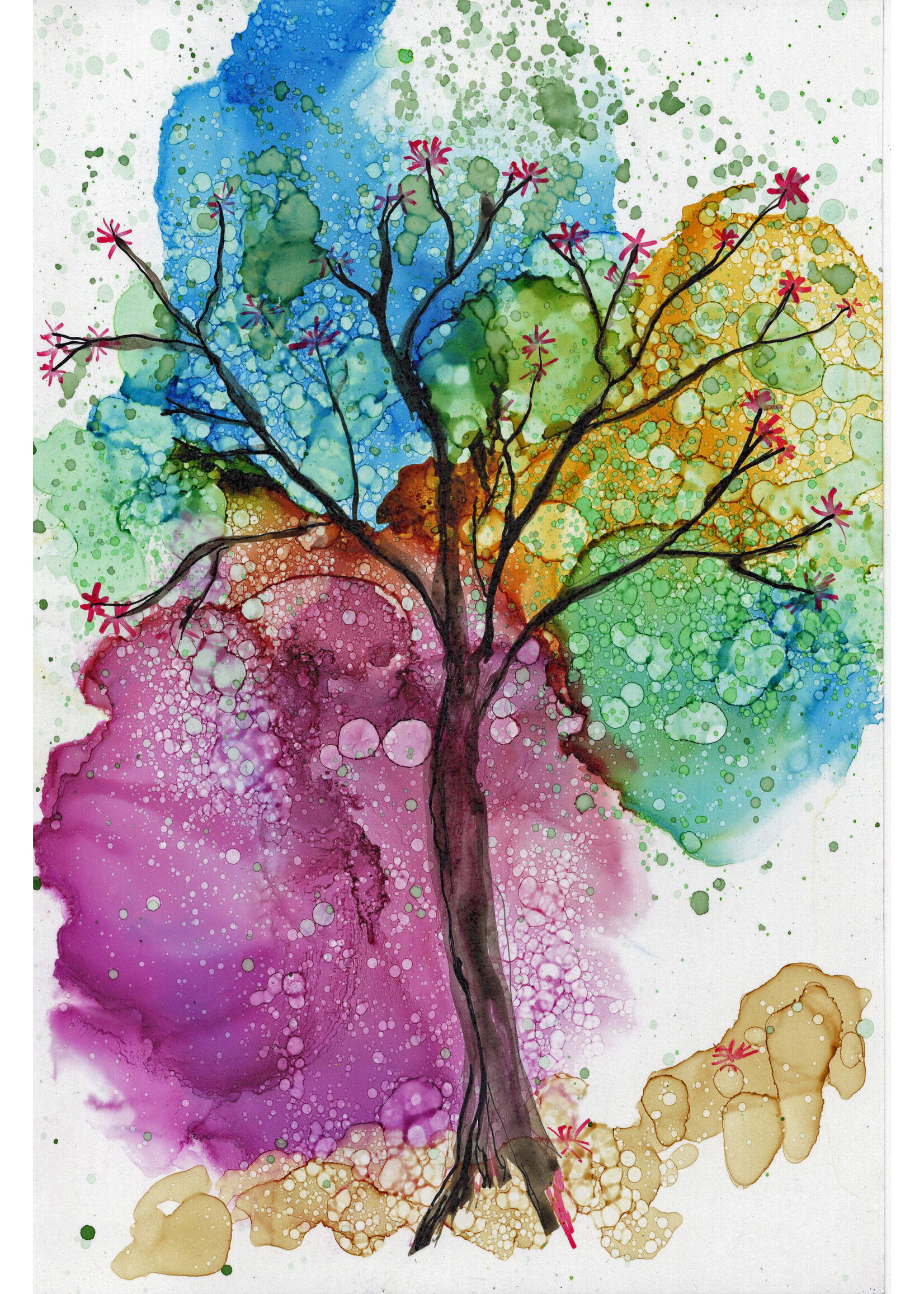 Holly Burnham Purple Spring 2 6 x 9 Muse Gallery