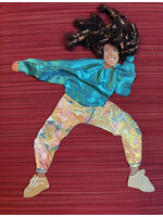 Holly Burnham Hip Hop Dancer on Red 10.5 x 13.5 Muse Gallery