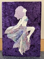 Holly Burnham Dancer in Purple 10.5 x 13.5 Muse Gallery