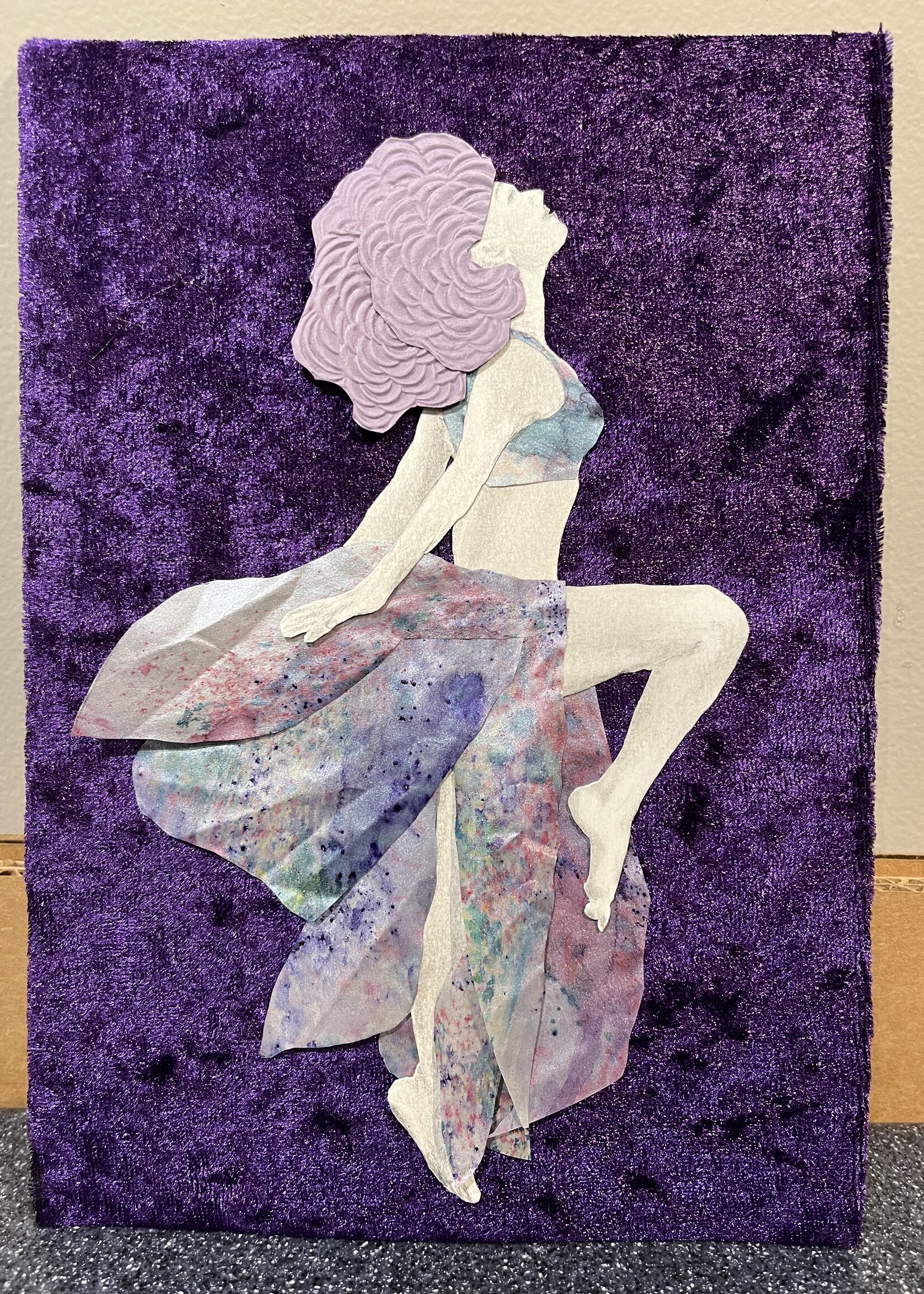 Holly Burnham Dancer in Purple 10.5 x 13.5 Muse Gallery