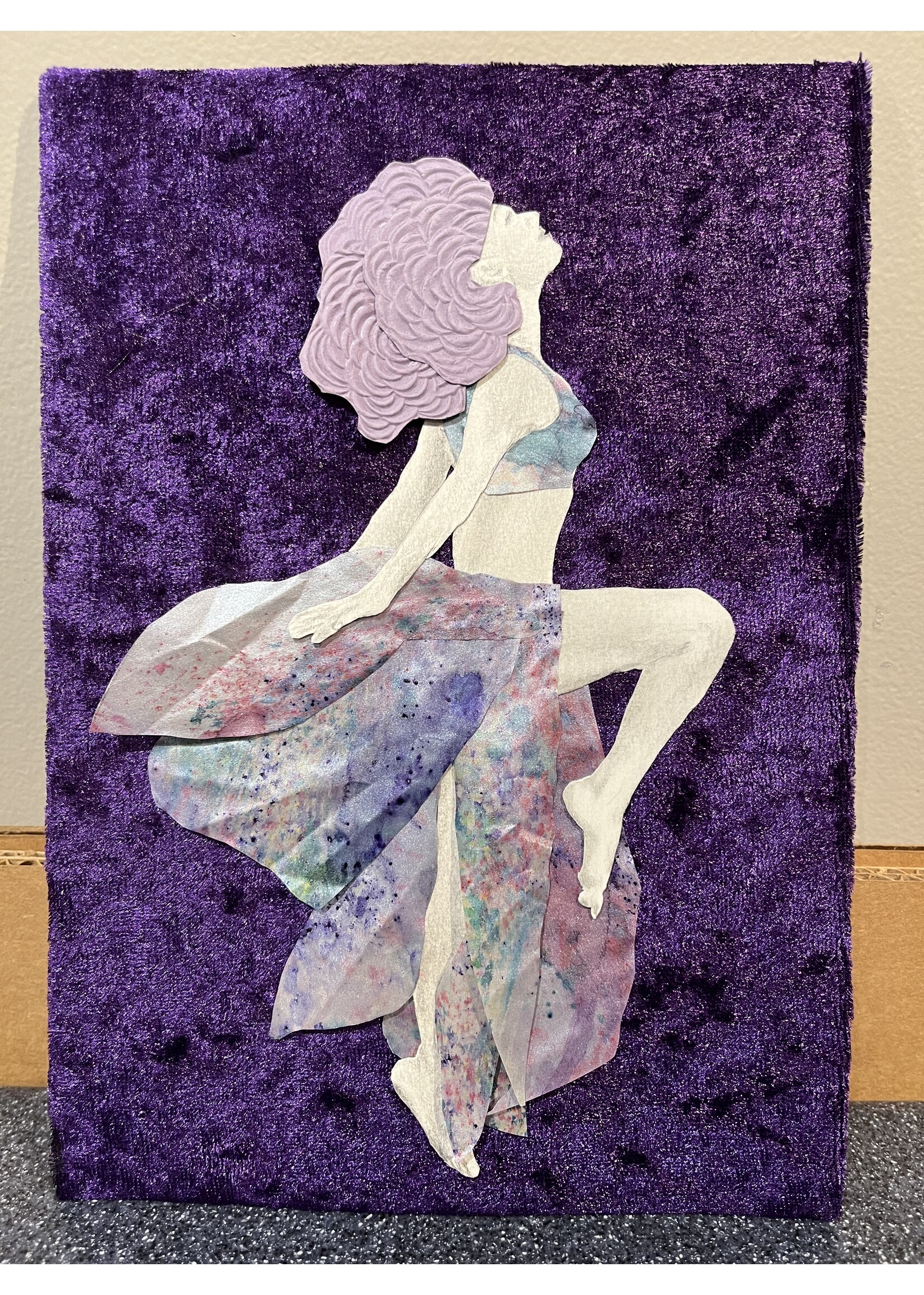 Holly Burnham Dancer in Purple 10.5 x 13.5 Muse Gallery