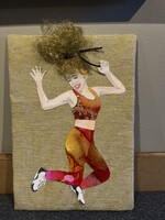 Holly Burnham Hip Hop Dancer in Gold 10.5 x 13.5 Muse Gallery