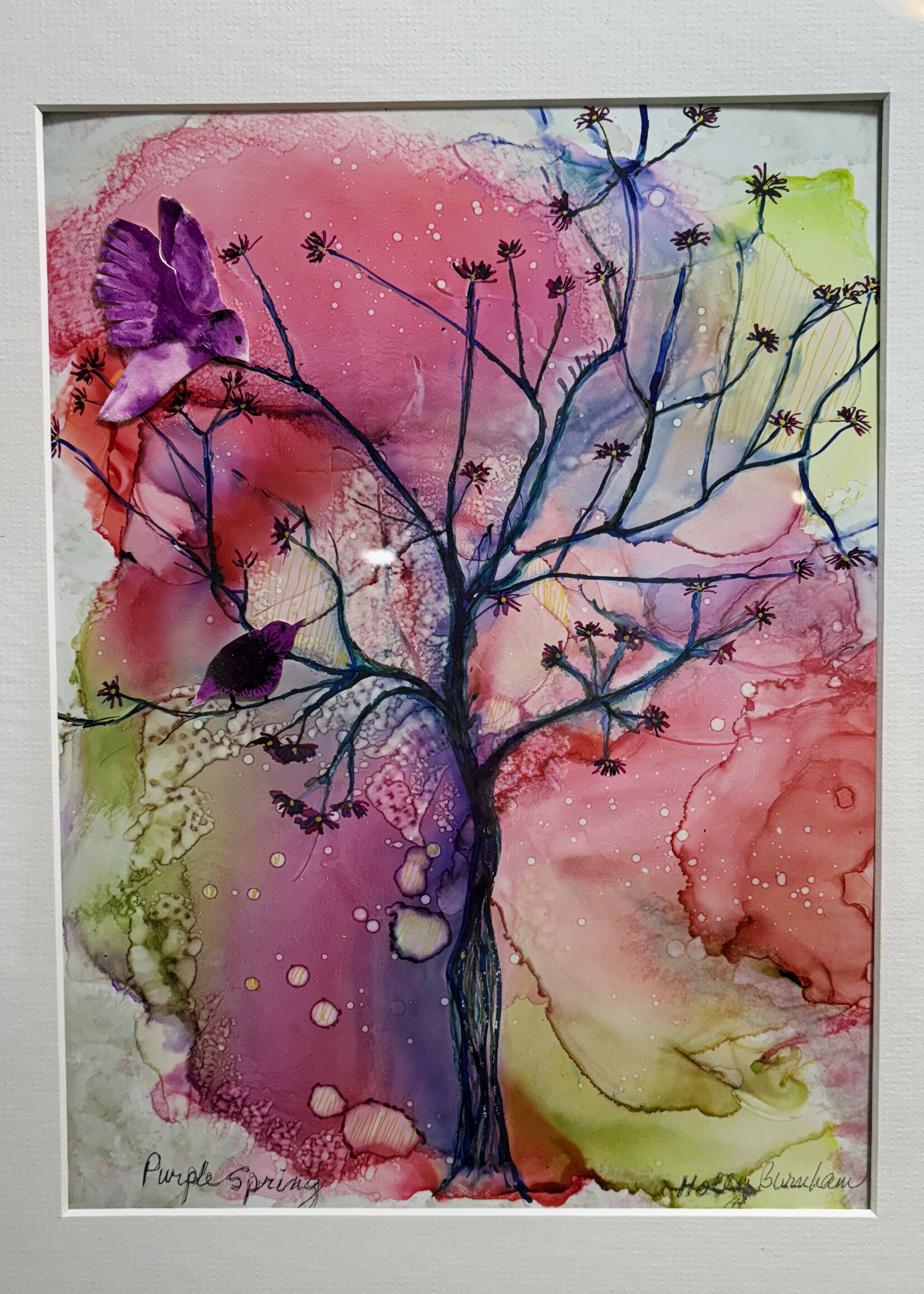 Holly Burnham Purple Spring 15 x 12 Muse Gallery