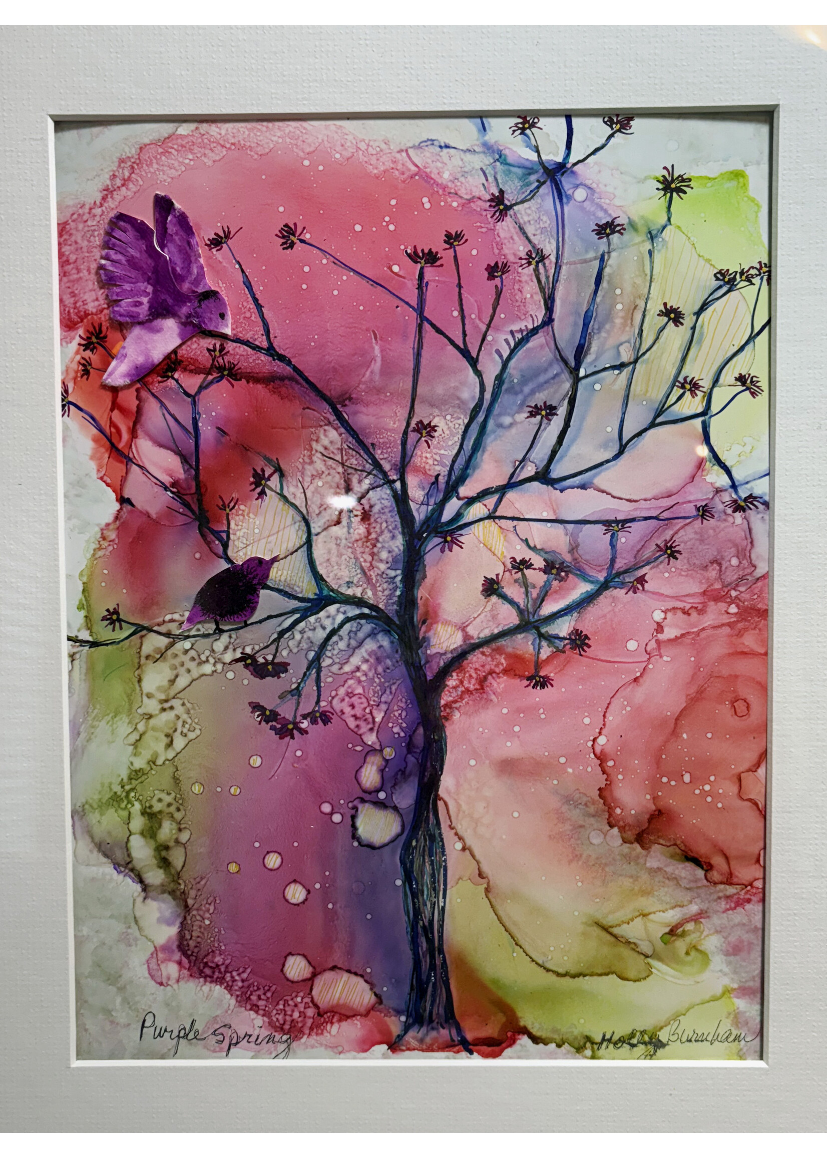 Holly Burnham Purple Spring 15 x 12 Muse Gallery