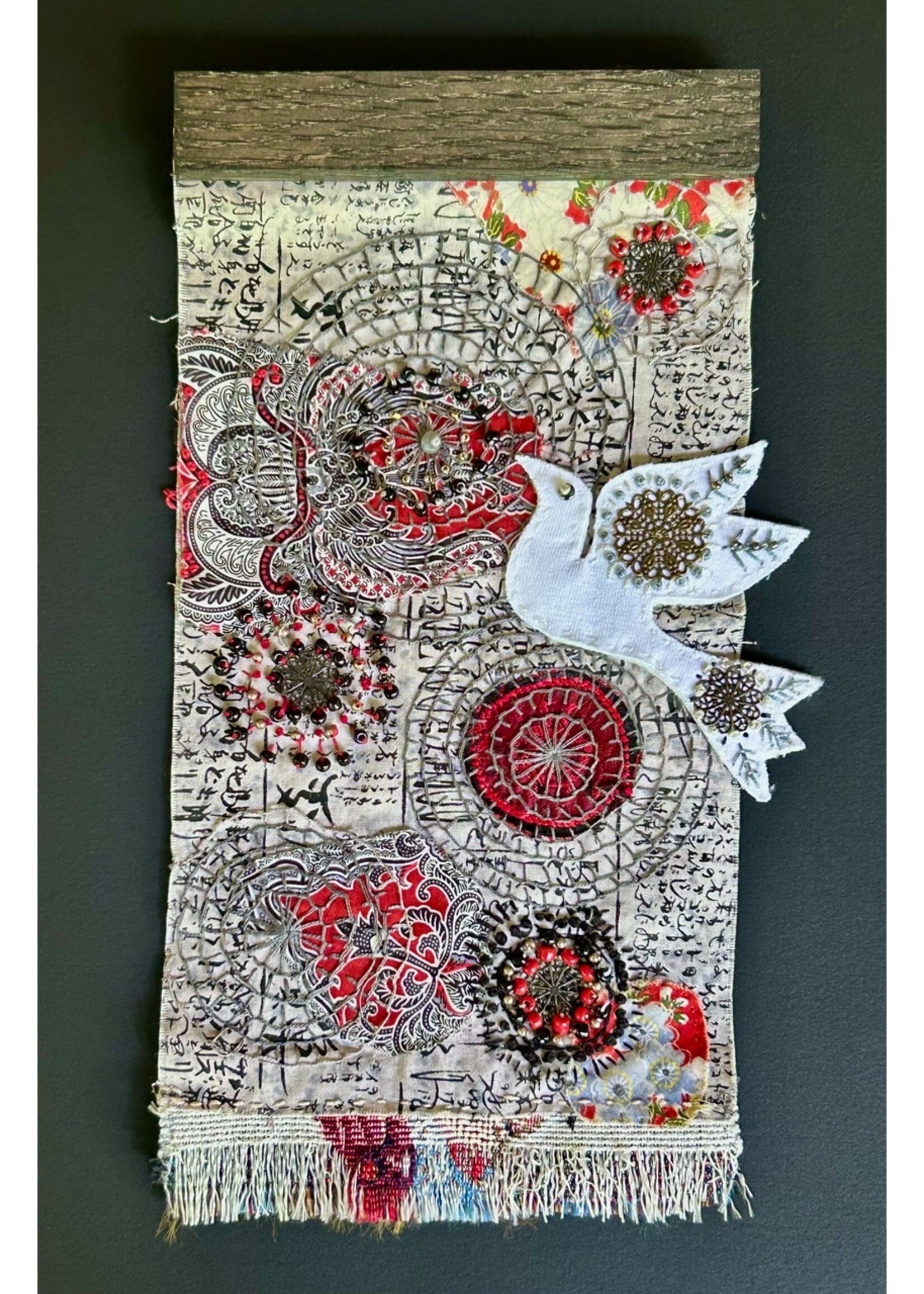 Laurie Zuckerman Finding Peace at the Center 6 x 12 Muse Gallery