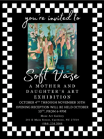 Muse Gallery MUSE Gallery Opening Reception | Soft Vase by kaidy lewis & Madeline Lewis ( October 10th )