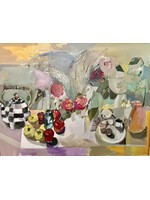 Kaidy Lewis Soft Vase Soft Prayer 37” x 49” MUSE Gallery