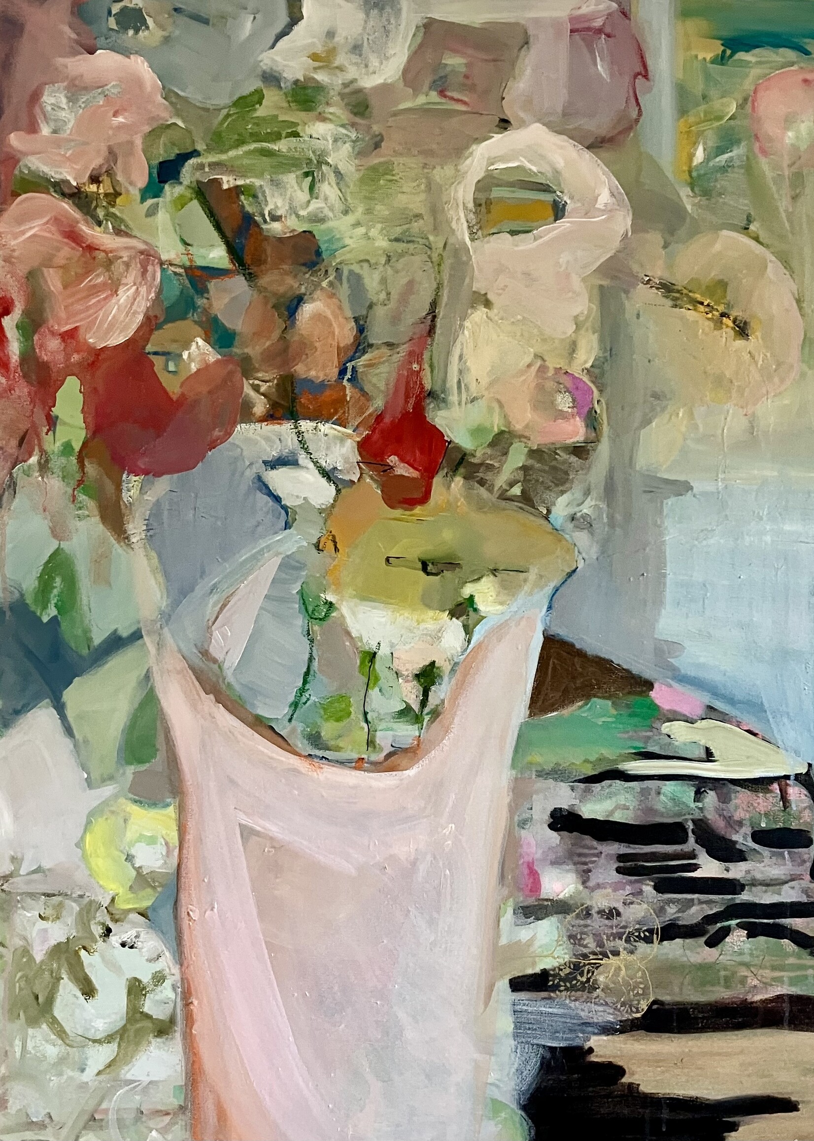 Kaidy Lewis Soft Vase Soft Lungs 40” x 30” MUSE Gallery