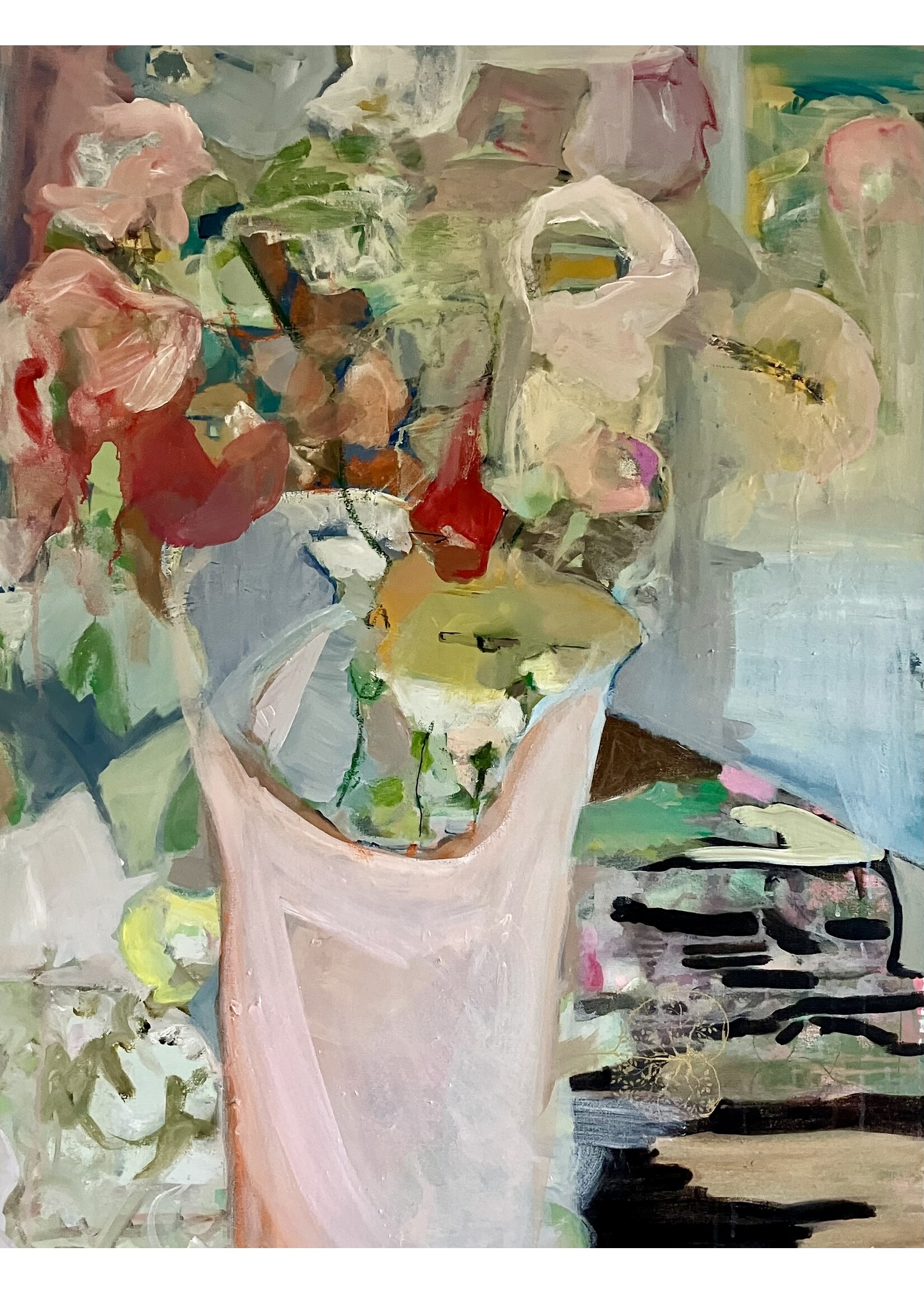 Kaidy Lewis Soft Vase Soft Lungs 40” x 30” MUSE Gallery