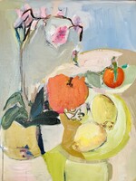 Kaidy Lewis Soft Vase Meet Me in the Middle 21” x 17” MUSE Gallery