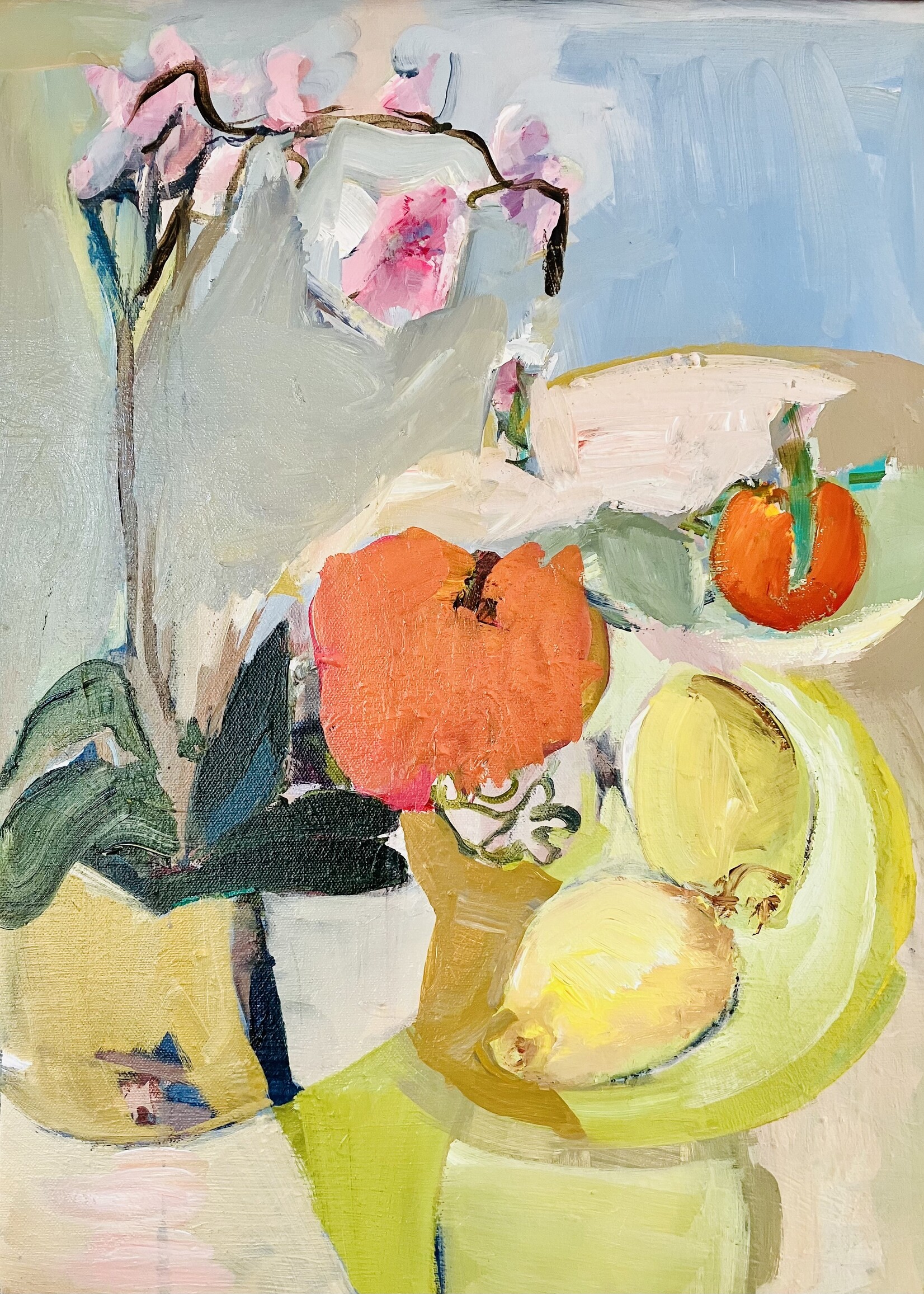 Kaidy Lewis Soft Vase Meet Me in the Middle 21” x 17” MUSE Gallery