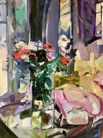 Kaidy Lewis Soft Vase Soft Presence 30” x 24” MUSE Gallery