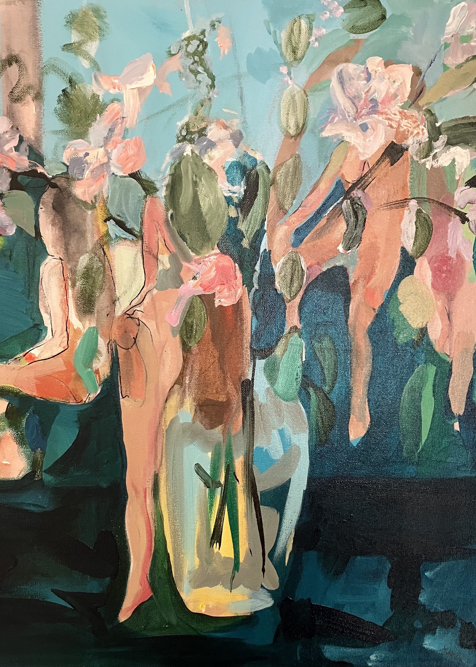 Kaidy Lewis Soft Vase Soft Vase 24” x 24” MUSE Gallery