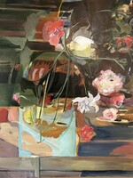 Kaidy Lewis Soft Vase Soft Ancestry 40” x 30” MUSE Gallery
