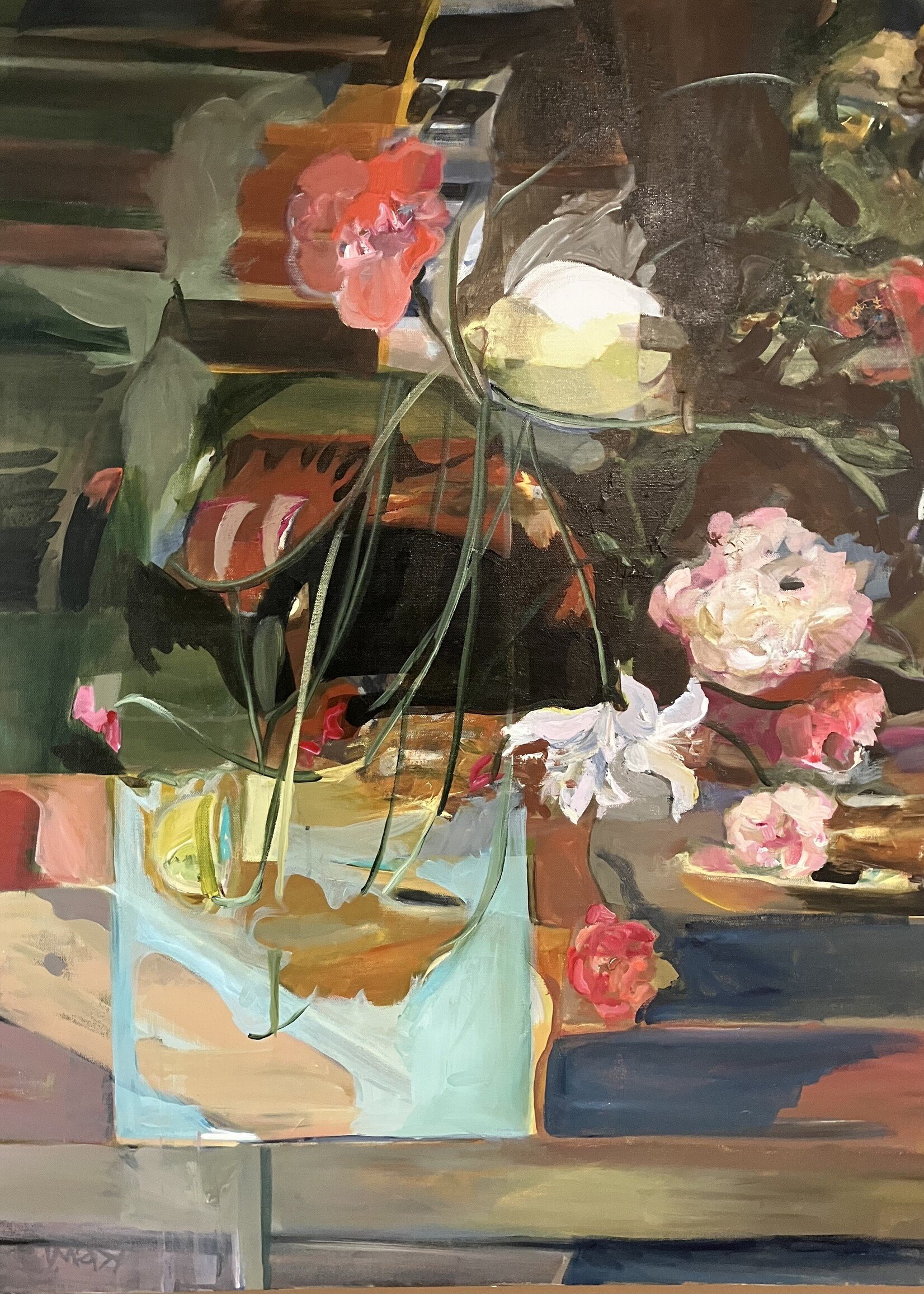 Kaidy Lewis Soft Vase Soft Ancestry 40” x 30” MUSE Gallery