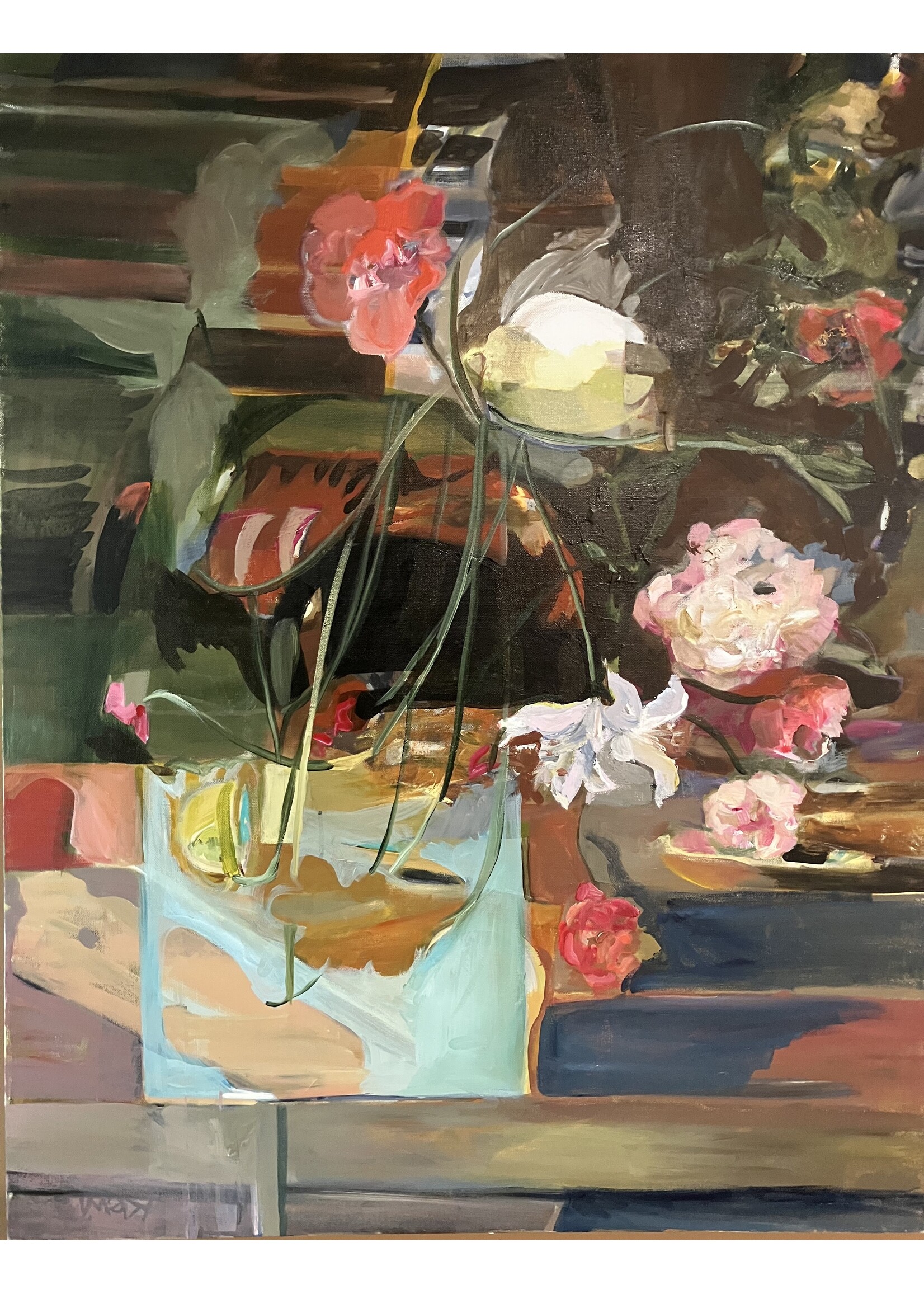 Kaidy Lewis Soft Vase Soft Ancestry 40” x 30” MUSE Gallery