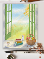 My Muses Card Shop My Muses Card Shop  Story Time Greeting Card