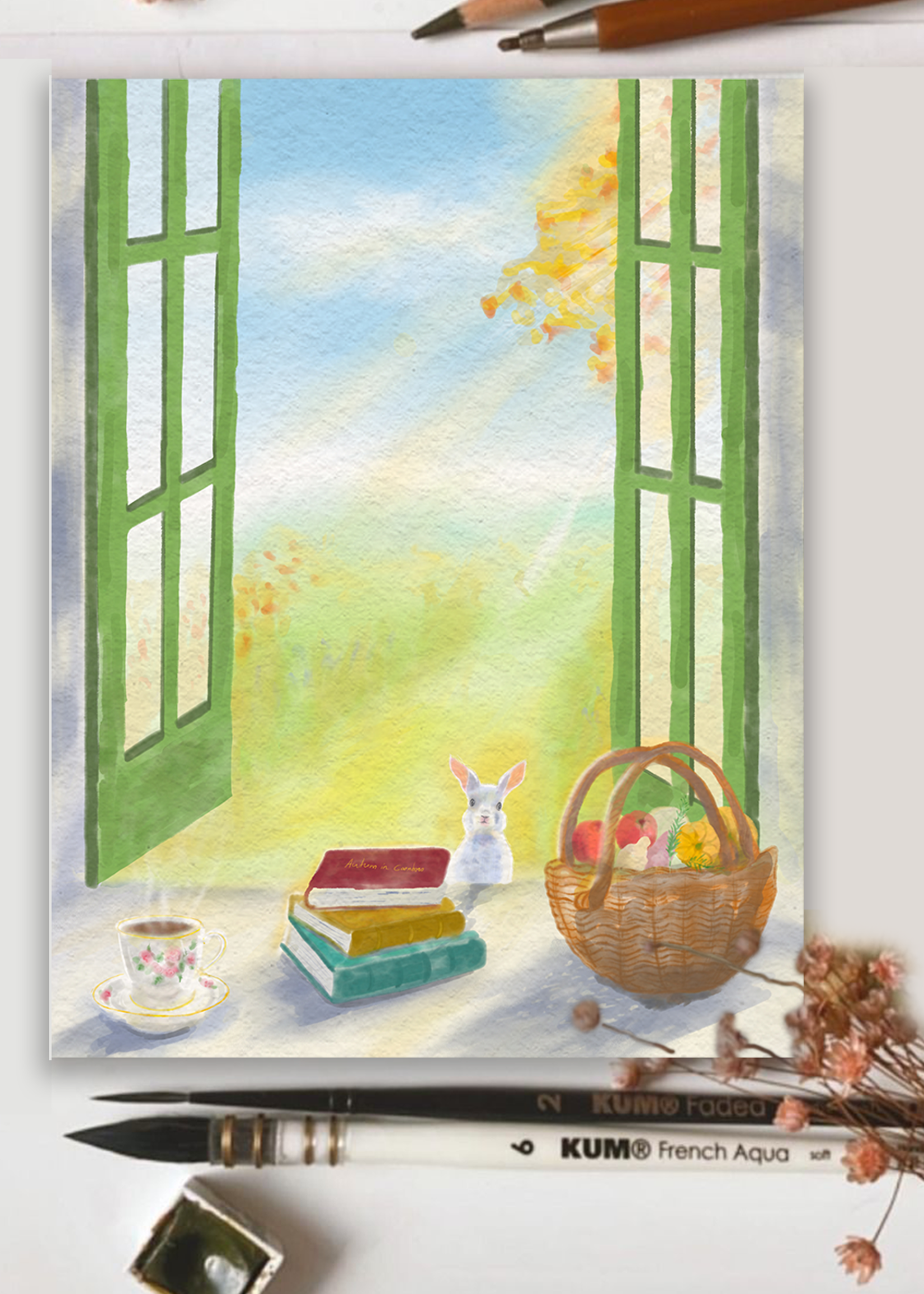 My Muses Card Shop My Muses Card Shop  Story Time Greeting Card