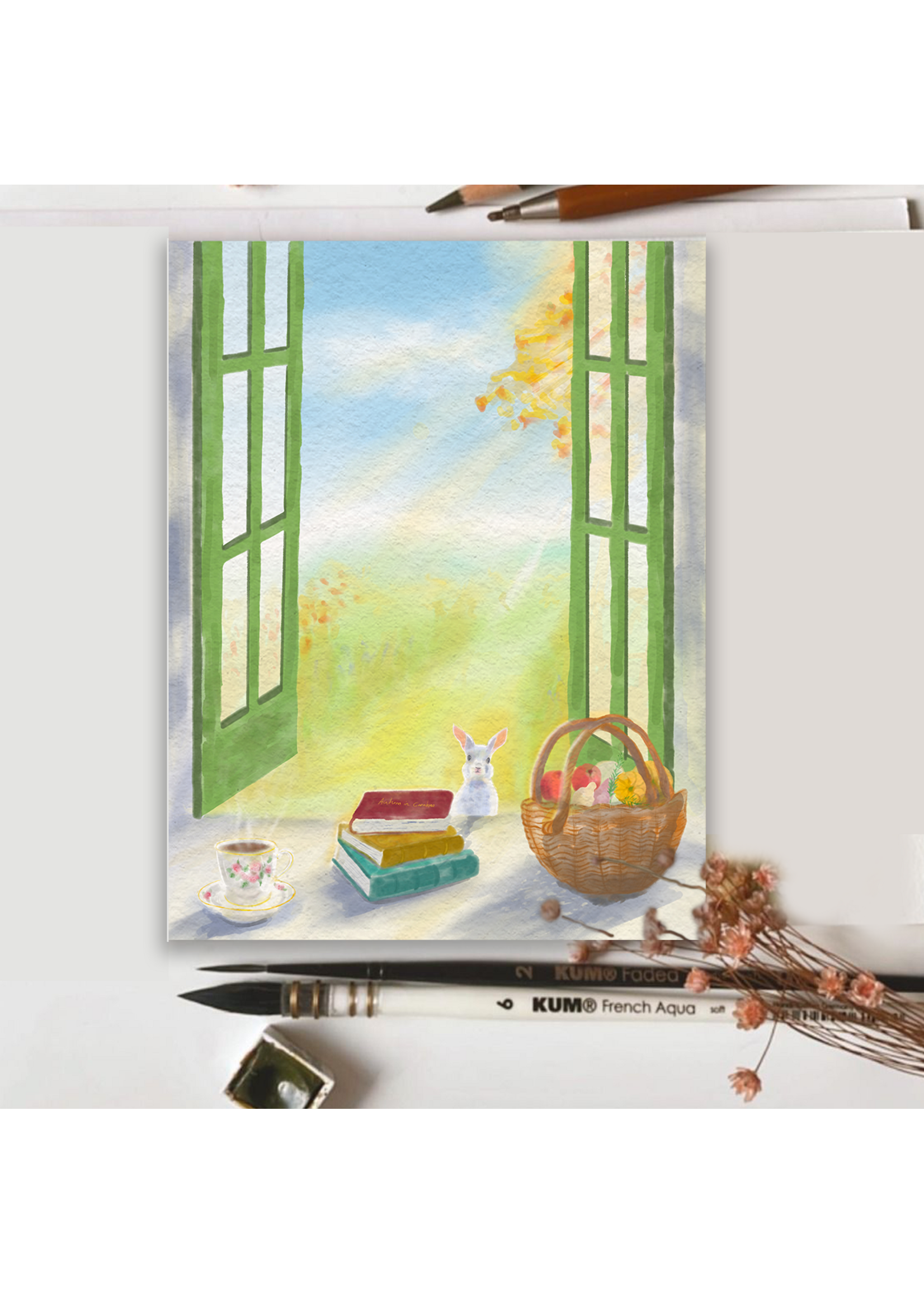 My Muses Card Shop My Muses Card Shop  Story Time Greeting Card