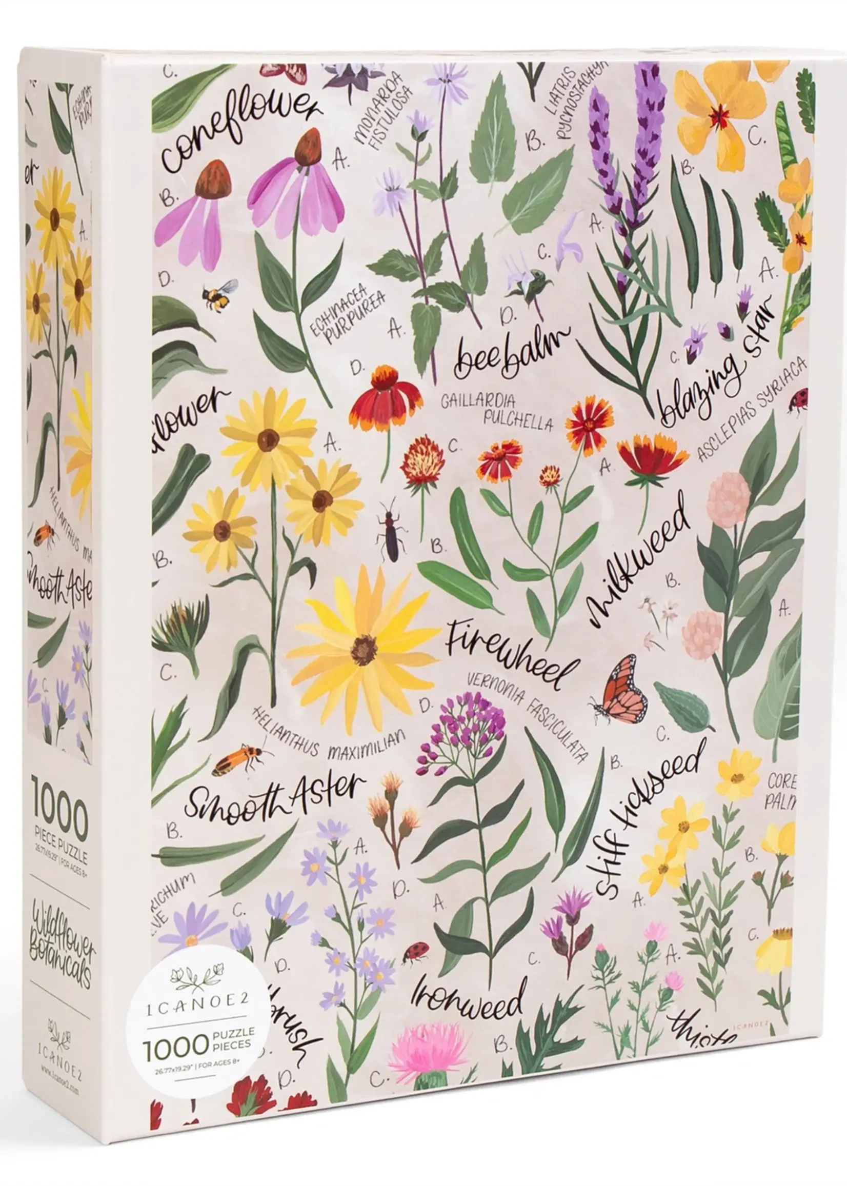1Canoe2 1Canoe2 Wildflower Botanicals 1000 Piece Puzzle