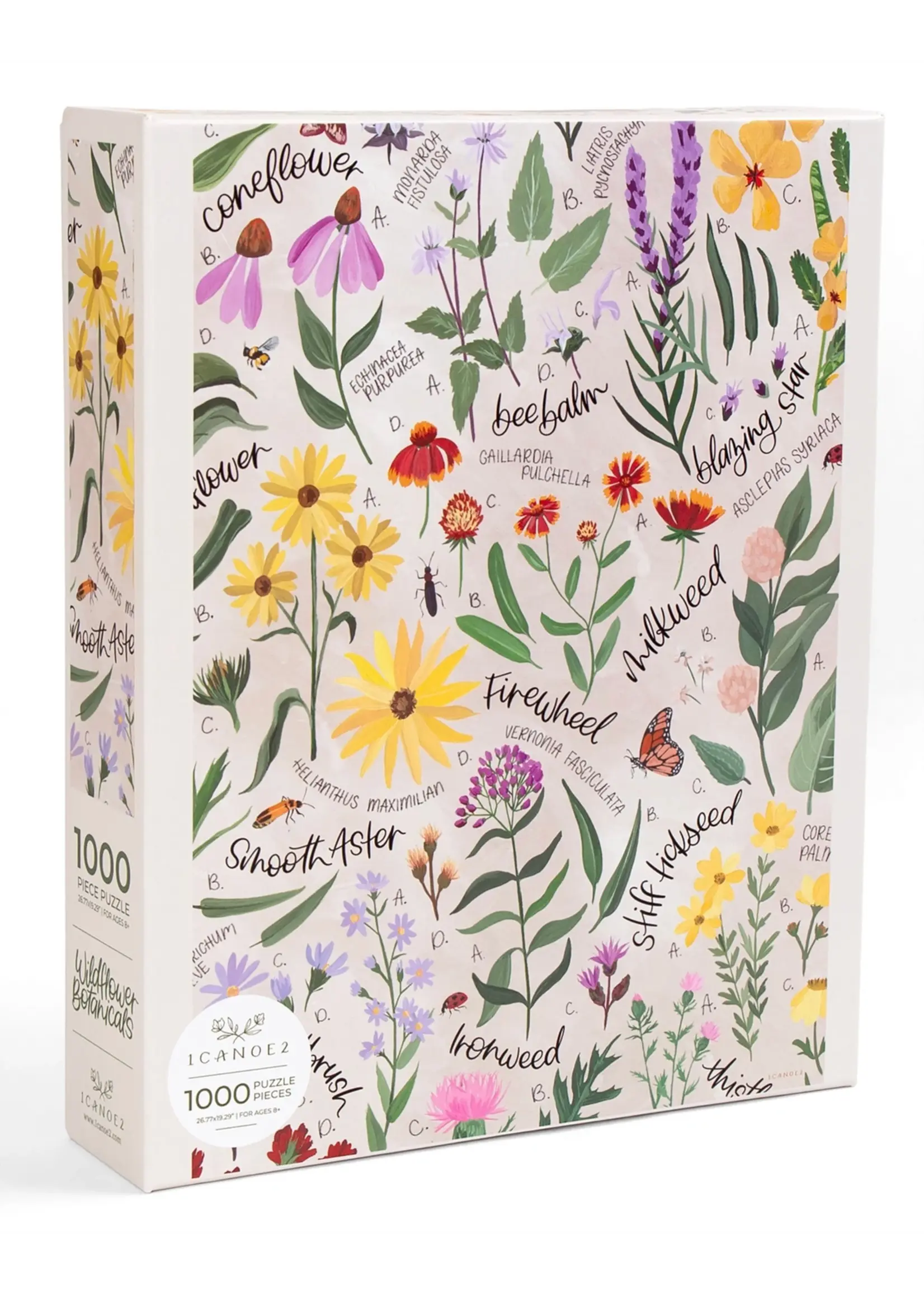 1Canoe2 1Canoe2 Wildflower Botanicals 1000 Piece Puzzle