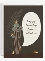 june & december card birthday snails