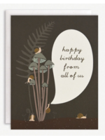 june & december card birthday snails