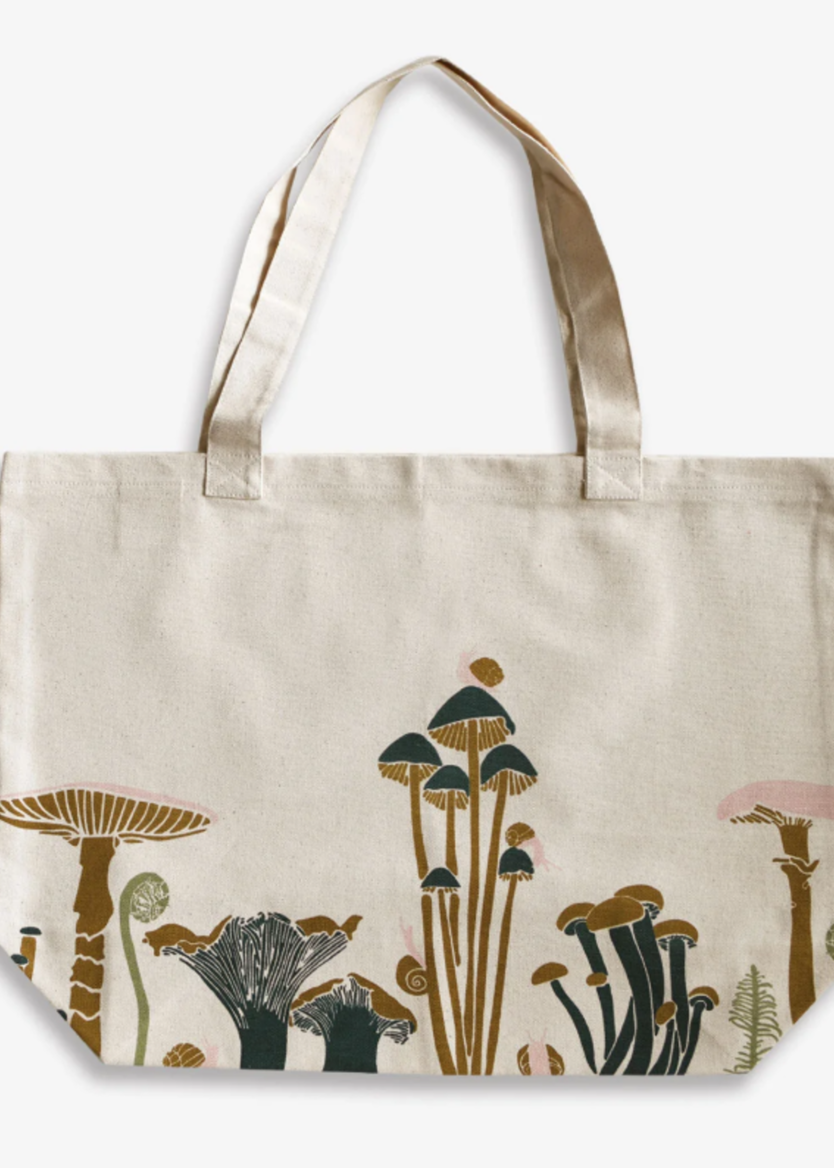 june & december organic tote bag - mushroom