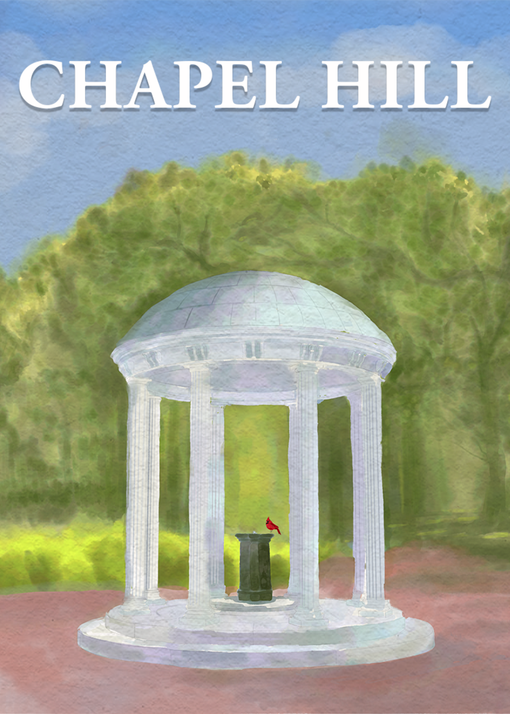 My Muses Card Shop My Muses Card Shop Chapel Hill Old Well postcard by Abhi