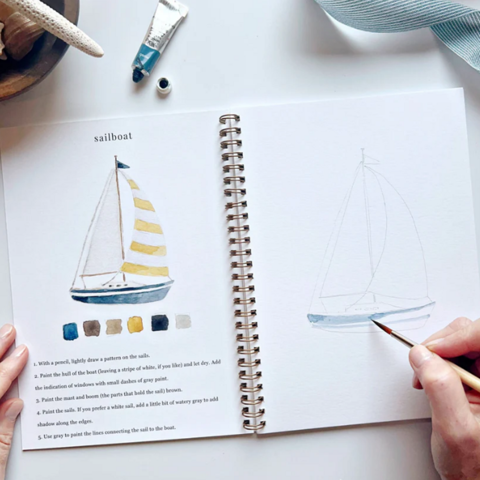 Emily lex studio Emily lex studio seaside watercolor workbook