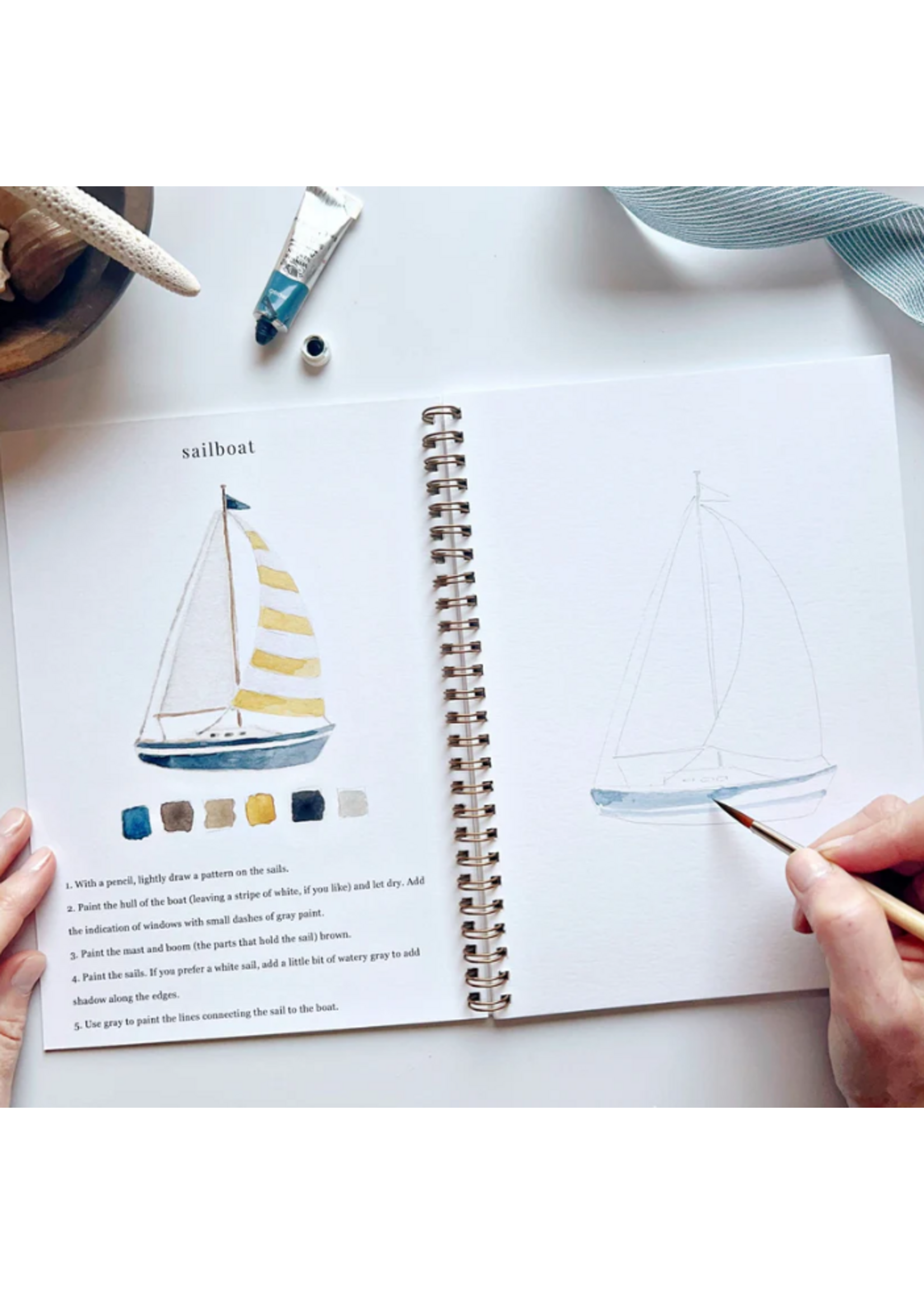 Emily lex studio Emily lex studio seaside watercolor workbook