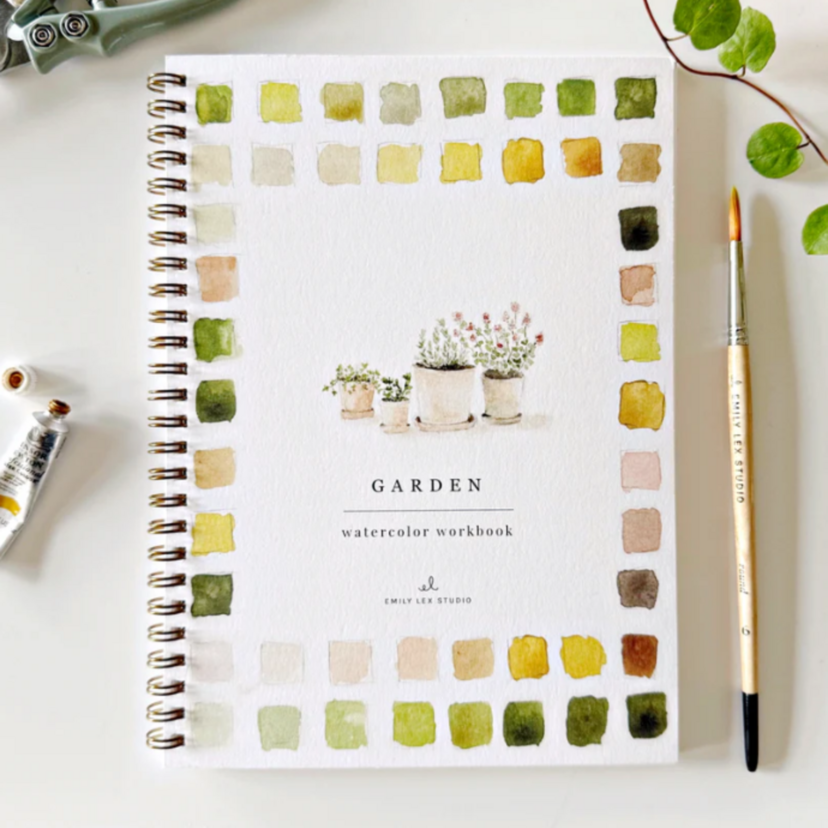 Emily lex studio Emily Lex studio Garden watercolor workbook