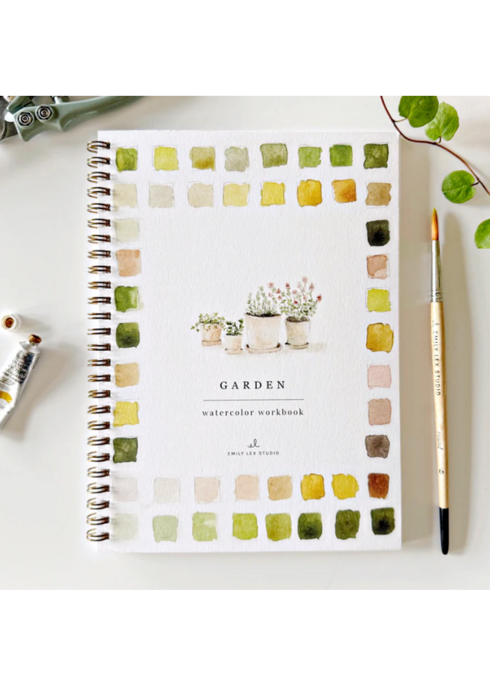 Emily lex studio Emily Lex studio Garden watercolor workbook