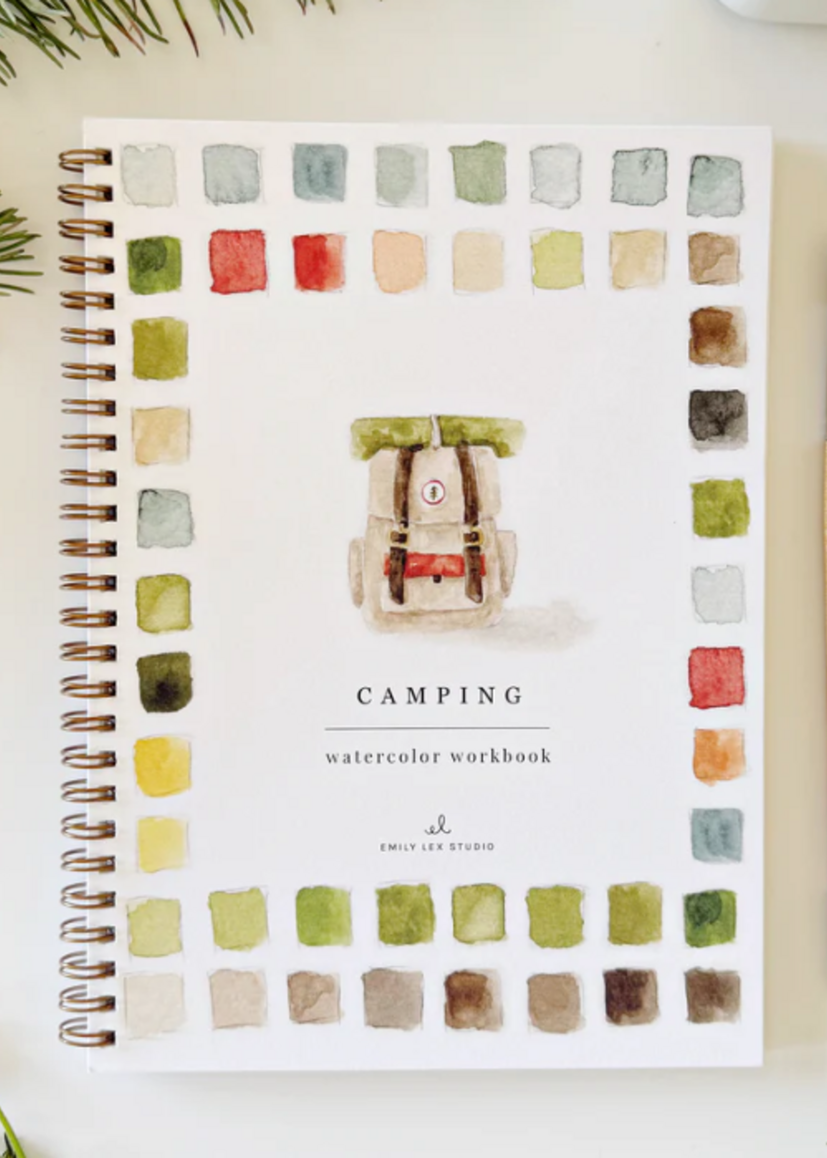 Emily lex studio Emily Lex Studio Watercolor Workbook Camping