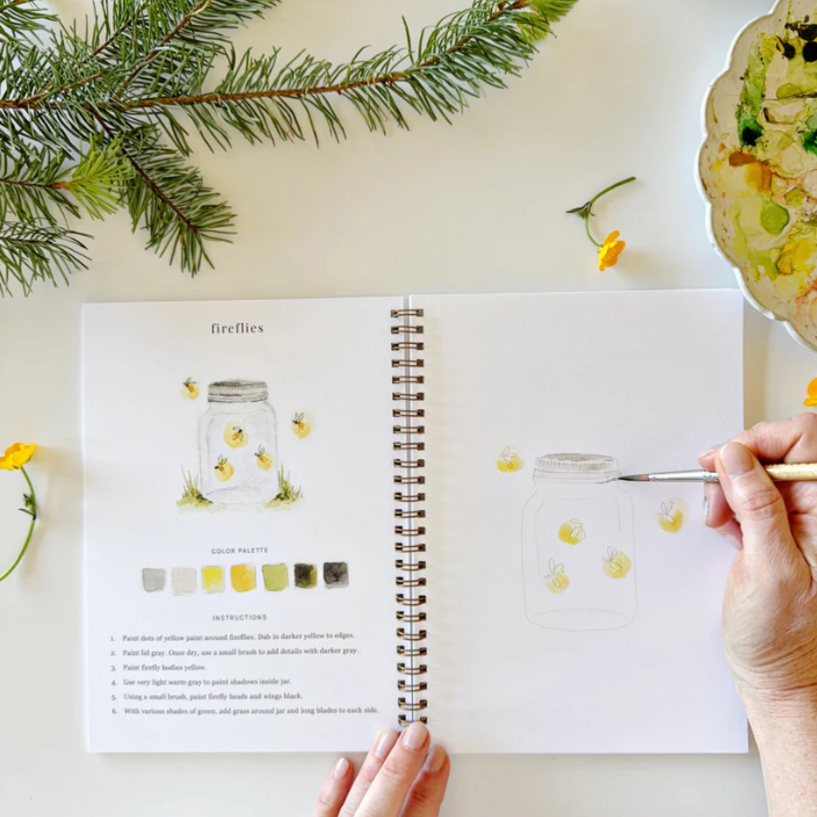 Emily lex studio Emily Lex Studio Watercolor Workbook Camping