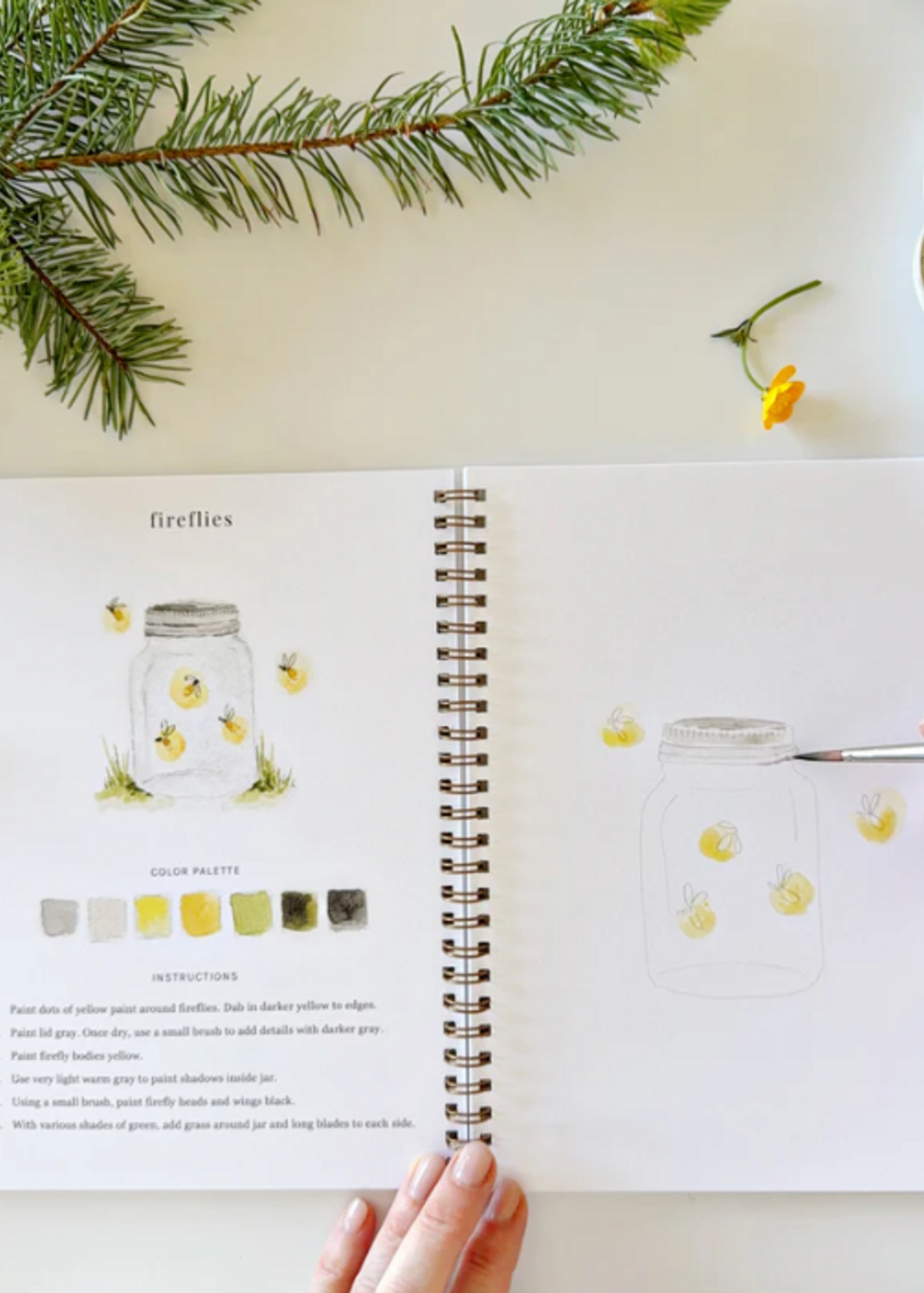 Emily lex studio Emily Lex Studio Watercolor Workbook Camping