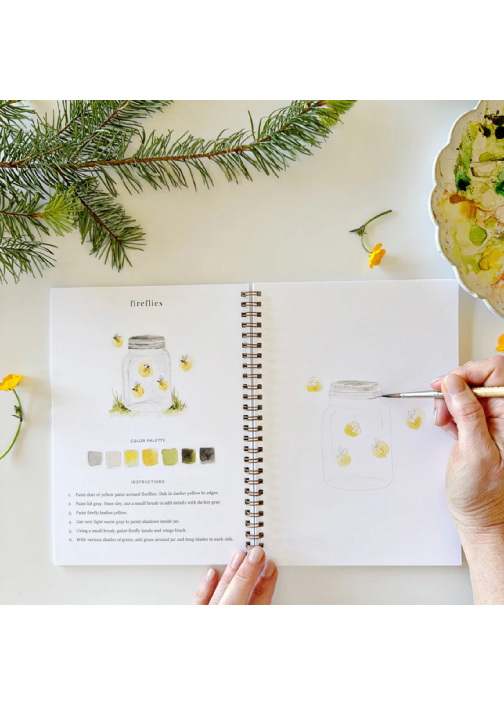 Emily lex studio Emily Lex Studio Watercolor Workbook Camping