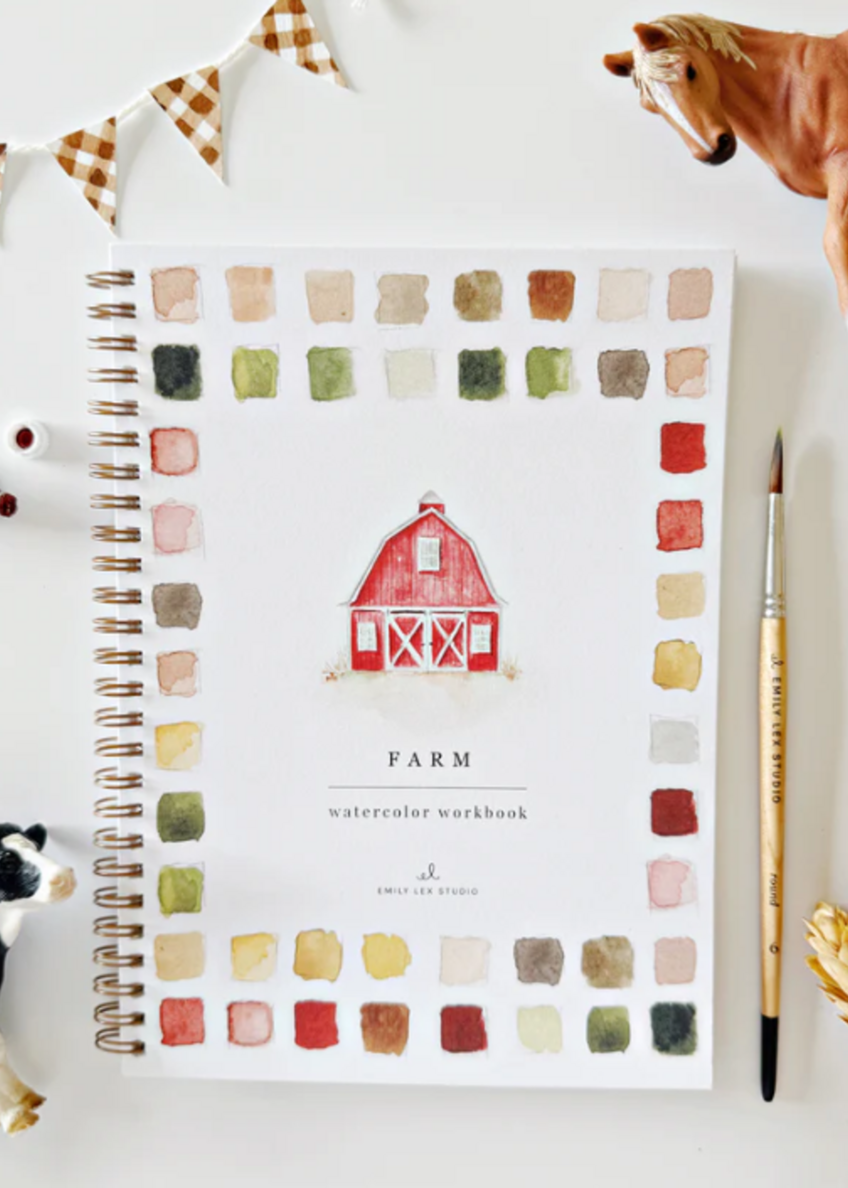 Emily lex studio Emily Lex Studio Farm Watercolor Workbook