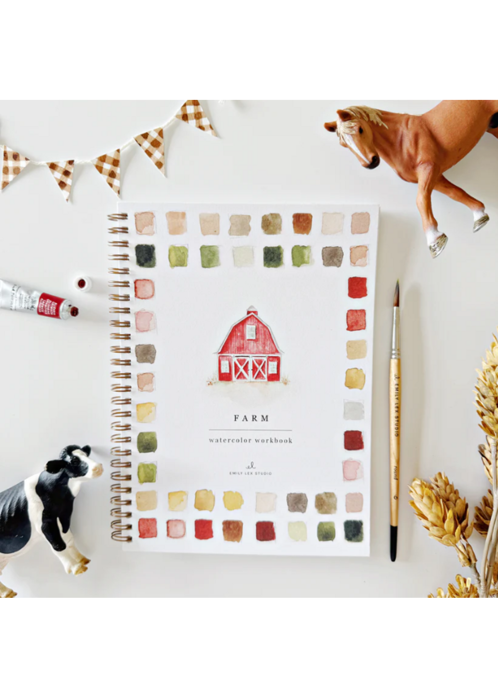 Emily lex studio Emily Lex Studio Farm Watercolor Workbook
