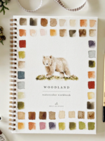 Emily lex studio Emily lex studio Woodland watercolor workbook