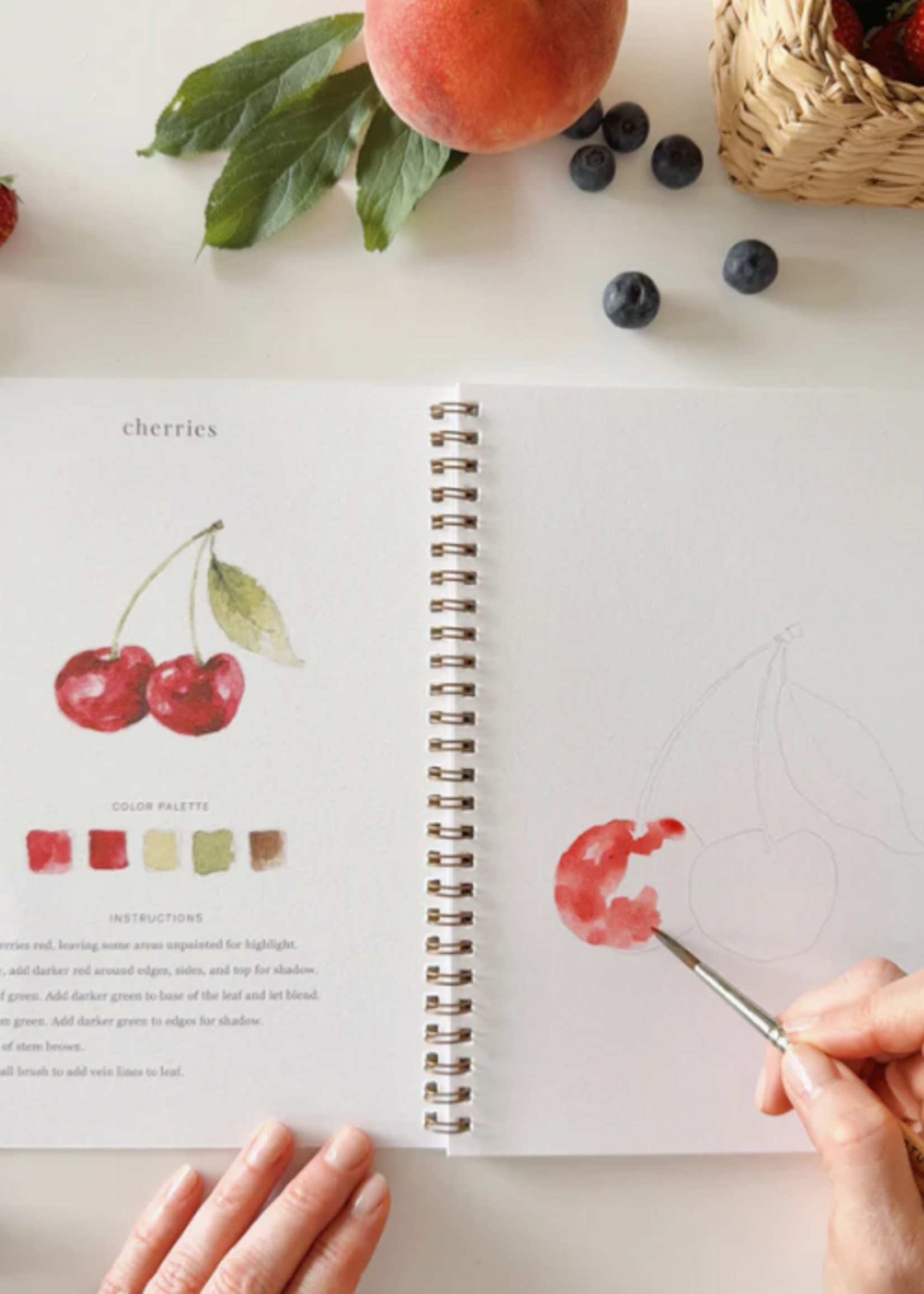 Emily lex studio Emily lex studio Fruit watercolor workbook