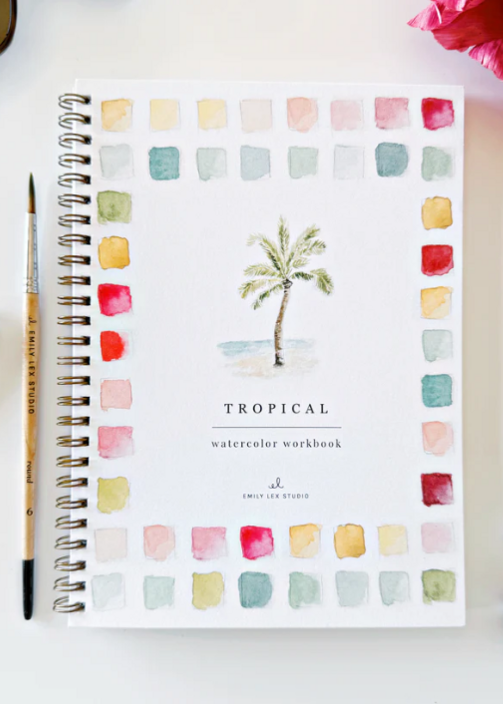 Emily lex studio Emily Lex Studio Tropical Watercolor Workbook
