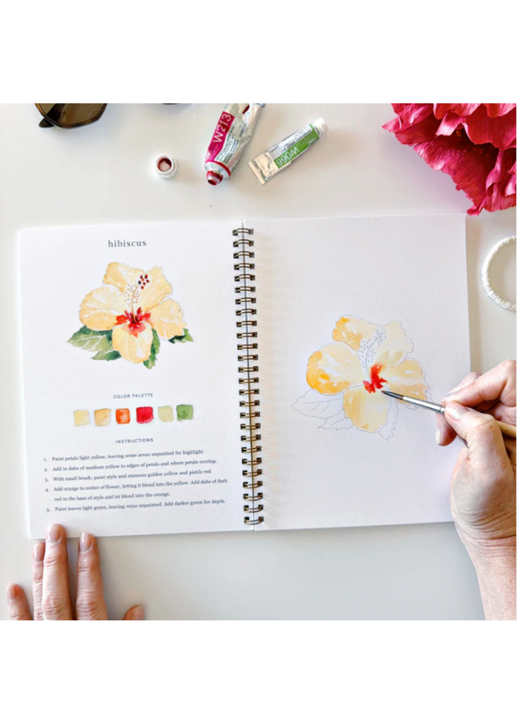 Emily lex studio Emily Lex Studio Tropical Watercolor Workbook