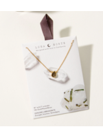 luna norte Luna Norte Gold Delicate Gemstone  Necklace Labradorite